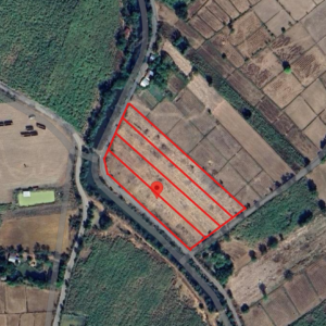 ขายที่ดินเปล่า   8  ไร่ 0 งาน  6.1  ตารางวา(ขายยกแปลงโฉนด 4 ใบ)